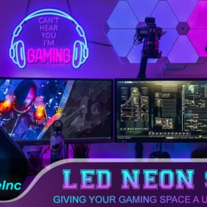 Neon Gaming Headset RGB Lights